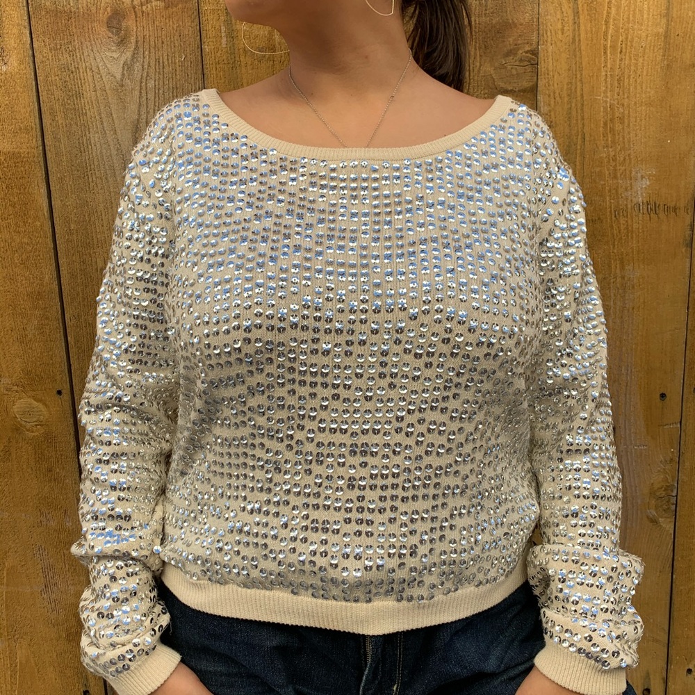 By Peter Jensen Shakira Ivory sweater